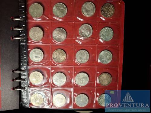 Silbermünzen Bundesrepublik Deutschland 20x 5 DM Silber .625 11.2 gr Rauhgewicht